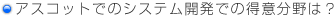 �A�X�R�b�g�ł̃V�X�e���ł̓��ӕ���́H